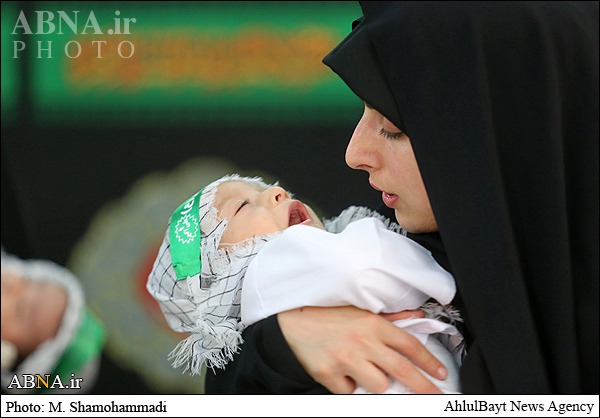 Suasana Peringatan Kesyahidan Ali Asghar bin Husain di Qom